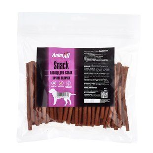 Ласощі AnimAll Snack качині палички для собак, 500 г