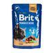 Вологий корм Brit Premium Cat pouch для стерилізованих котів, печінка, 100 г