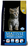 Сухий корм Farmina Matisse Kitten для кошенят, вагітних та годуючих кішок, з куркою, 400 г