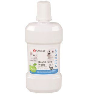 Засоби для догляду за собаками Засоби для догляду за собаками Flamingo Dental Care Water Ополіскувач ротової порожнини з ароматом яблука собак та котів, 300мл (517266)
