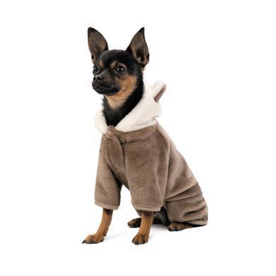 Одяг Одяг Костюм Pet Fashion ALF для собак розмір S бежевий