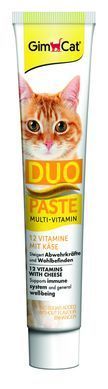 Вітаміни та добавки для котів Паста для котів GimCat DUO PASTE Multi-vitamin 12 vitamins with cheese 12 вітамінів та сир, 50 г