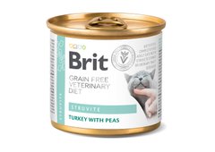 Brit VetDiets Cat Struvite Turkey & Peas 200г арт.100713