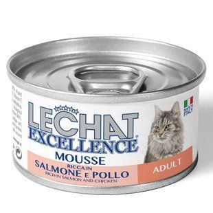 Вологий корм для котів Monge LCE Cat Adult лосось з куркой 85 г