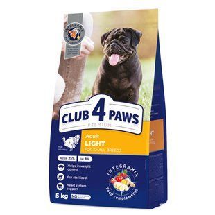 Сухий корм для собак Club 4 Paws Premium контроль ваги малі породи 5 кг