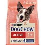 Сухий корм DOG CHOW Active Adult 1+ для дорослих собак з підвищеною активністю, з куркою, 2,5 кг