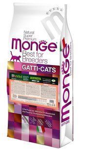 Сухий корм для котів Monge Cat Bwild Grain Free лосось 10 кг
