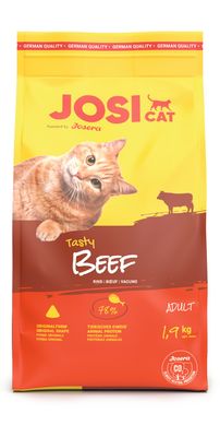 Сухий корм для дорослих котів контроль ваги JosiCat Tasty Beef яловичина 1,9 кг