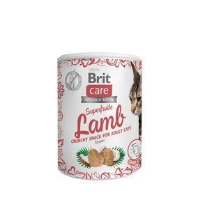 Ласощі для котів Brit Care Cat Snack Superfruits Lamb ягня, 100 г