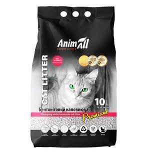 Наповнювач для туалету Бентонітовий наповнювач AnimAll Premium Classic без аромату, для котів, 10 л
