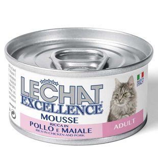 Вологий корм для котів Monge LCE Cat Adult свинина з куркой 85 г