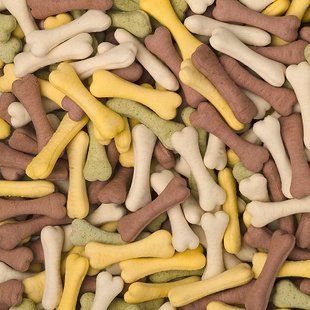 Ласощі для собак AnimAll Crunch Dog АнімАлл печиво для собак кістка Mix M, 3 кг