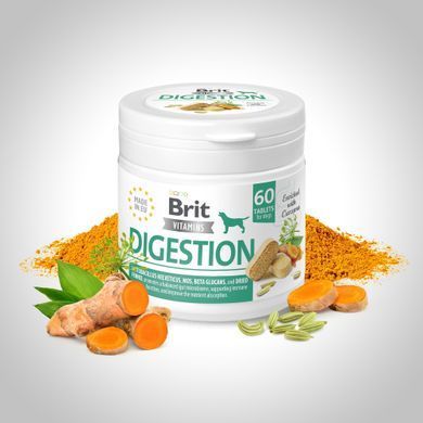 Вітаміни для собак Brit Vitamins Digestion для травлення 60 таблеток