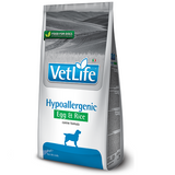 Лікувальні дієти для собак Сухий лікувальний корм для собак Farmina Vet Life Hypoallergenic Egg&Rice дієтичне харчування при харчовій алергії, 2 кг