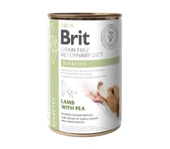 Brit VetDiets Dog Diabetes Lamb & Pea 400г арт.100266