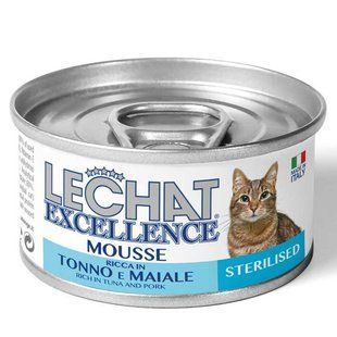 Вологий корм для котів Monge LCE Cat Sterilised тунець з свинина 85 г