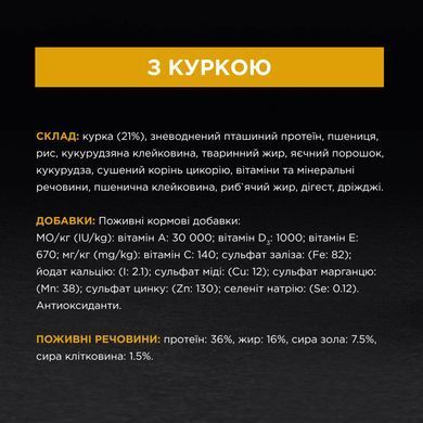 Сухий корм PRO PLAN Adult 1+ Renal Plus для дорослих котів, з куркою, 10 кг