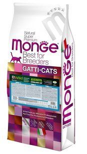 Сухий корм для котів Monge Cat Bwild Grain Free Sterilised тунець 10 кг
