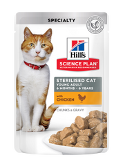 Hill's Science Plan Young Adult Sterilised Chicken 85 г