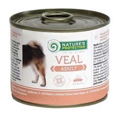 Вологий корм для дорослих собак всіх порід з телятиною Nature's Protection Adult Veal 200г