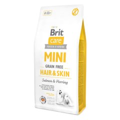 Brit Care Grain Free Mini Hair & Skin Salmon & Herring 7кг арт.170784/520244