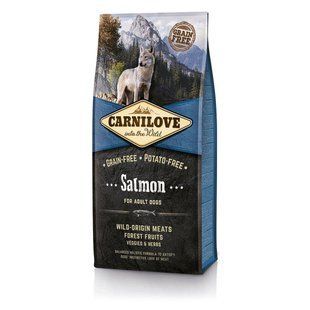 Сухий корм Carnilove Salmon для дорослих собак всіх порід, лосось, 12 кг