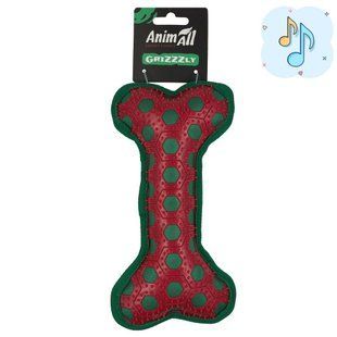 Іграшки для собак AnimAll GrizZzly кістка новорічна 22&times;11&times;3,5 см