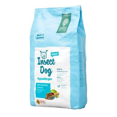 Гіпоалергенний беззерновий сухий корм для собак Green Petfood InsectDog hypoallergen 10 кг з протеїном комах