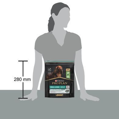 Сухий корм PRO PLAN Small&Mini Adult 1+ Sensitive Digestion для дорослих собак дрібних порід, з чутливим травленням, з ягням, 700 г