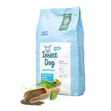 Гіпоалергенний беззерновий сухий корм для собак Green Petfood InsectDog hypoallergen 10 кг з протеїном комах