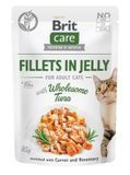 Вологий корм Brit Care Cat Pouch для котів, в желе, тунець, 85 г