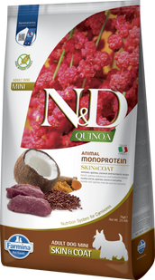 Сухий корм для собак Farmina Фарміна дог сухий N&D QUINOA SKIN & COAT VENISON ADULT MINI з олениною 7 кг 44259
