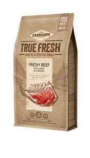Сухий корм Carnilove True Fresh для дорослих собак всіх порід, з яловичиною, 4 кг