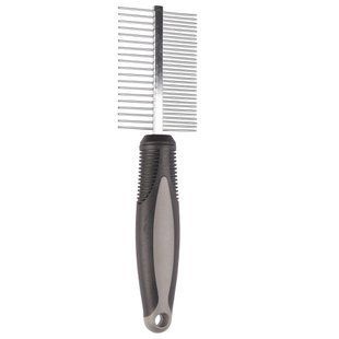Інструменти для догляду Інструменти для догляду Гребінець Flamingo Comb Double sided Comfort двосторонній для собак, 30/19шт зубів |19х5,2см (517717)