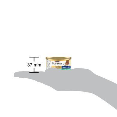 Вологий корм GOURMET Gold для дорослих котів, паштет, з кролик, 85 г