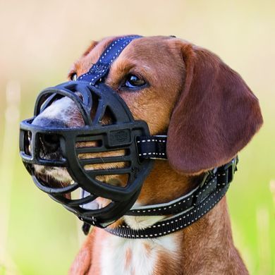 Амуніція для собак Амуніція для собак Намордник Trixie Muzzle Flex для собак, силіконовий, L-XL (чорний)