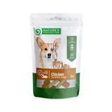 Ласощі для собак з куркою у формі гантелі Nature's Protection snack for dogs with chicken 75g