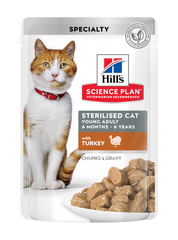 Hill's Science Plan Young Adult Sterilised Turkey 85 г