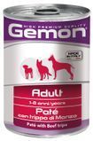 Вологий корм для собак GEMON Dog Wet Adult паштет з яловичим рубцем 400 г
