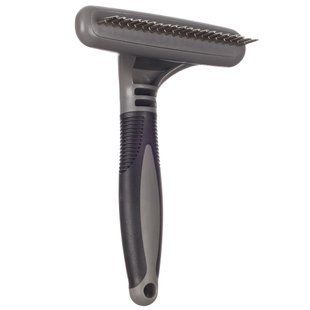 Інструменти для догляду Інструменти для догляду Граблі Flamingo Undercoat Rake з круглими зубчиками для вичісування підшерстя для собак, зубів 24шт|17,5х11,5см (517719)