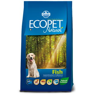 Сухий корм Farmina Ecopet Natural Adult для собак середніх порід з чутливим травленням, риба, 2,5 кг