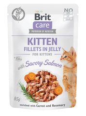 Brit Care Kitten Salmon Fillets In Jelly pouch 85г арт.100537