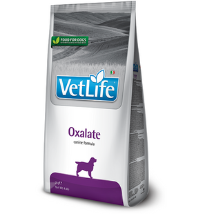 Лікувальні дієти для собак Сухий лікувальний корм Farmina Vet Life Oxalate для собак для скорочення утворення оксалатних, уратних і цистинових каменів, 2 кг