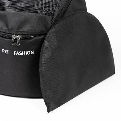 Переноски Ранці Сумки Переноски Ранці Сумки Сумка-переноска Pet Fashion Quadra для собак чорна 38х32х26 см