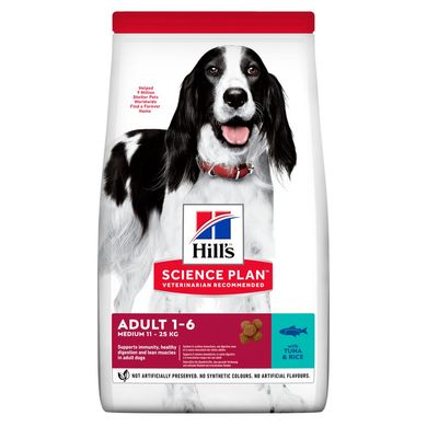 Hill’s Science Plan Adult Medium Breed Tuna & Rice 2,5 кг
