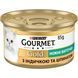 Вологий корм GOURMET Gold "Ніжні биточки" для дорослих котів, з індичкою та шпинатом, 85 г