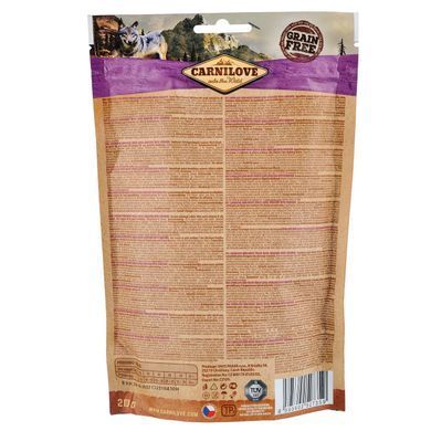 Ласощі Carnilove Dog Semi Moist для собак, перепілка та орегано, 200 г
