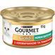 Вологий корм GOURMET Gold "Ніжні биточки" для дорослих котів, з яловичиною та томатами, 85 г