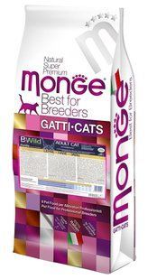 Сухий корм для котів Monge Cat Bwild Low Grain м'ясо зайця 10 кг