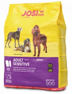 Сухий корм для дорослих собак чутливе травлення JosiDog Adult Sensitive курка рис 900 г